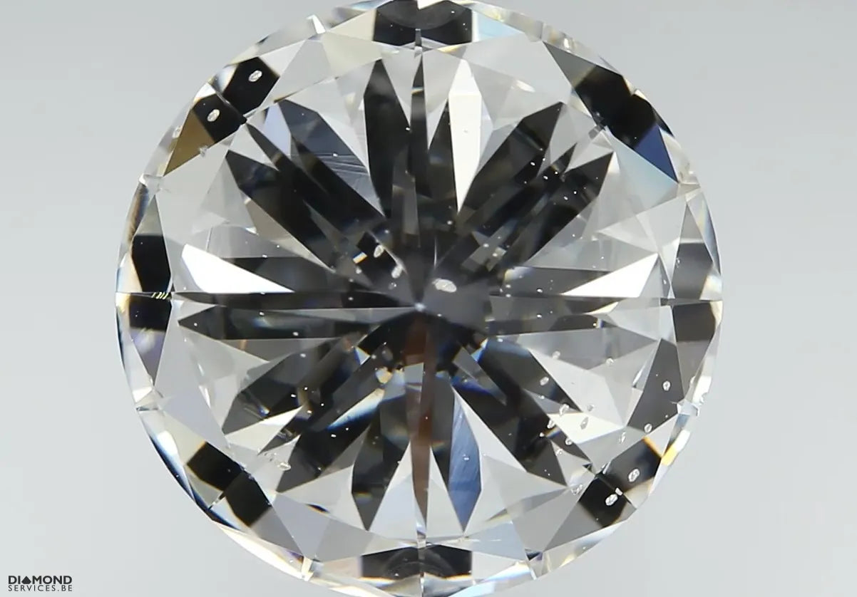 4.08ct Round Natural Diamond (Colour F, Clarity VS2, Cut EX, IGI Certified)