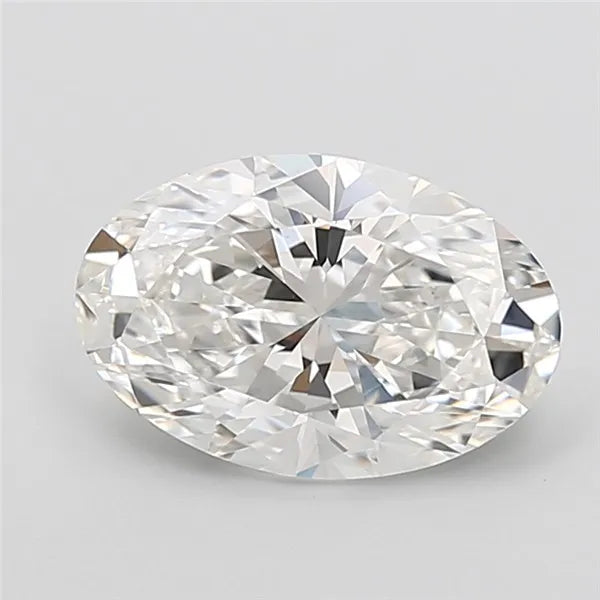 3.00ct Oval Lab Grown Diamond (Colour E, Clarity VVS2, IGI Certified)