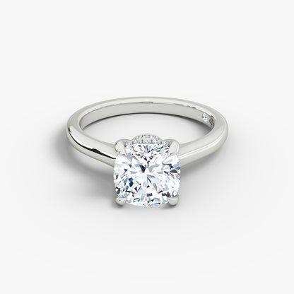 Cushion / Platinum / Garnet