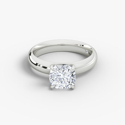 Cushion / Platinum / Garnet