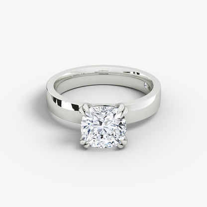 Cushion / Platinum / Garnet